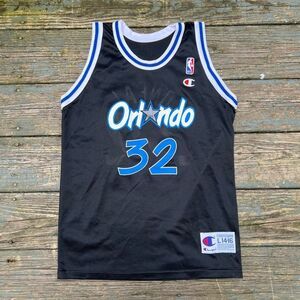 Vintage Champion Orlando Magic Shaquille O’Neal Jersey Youth Size Large 14-16